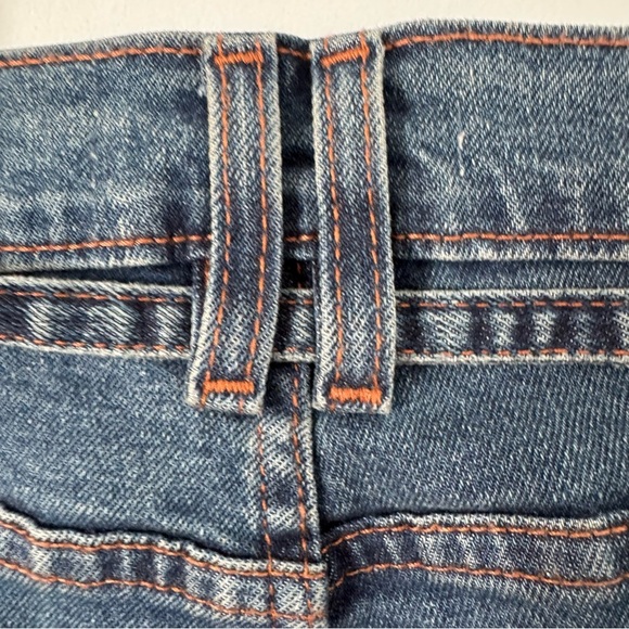 Levi Strauss SignatureVintage Wide Leg Jeans Women’s Classic Blue/denim Tie Belt - Picture 7 of 10